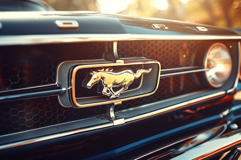 Logo Mustang évolution au fil des années