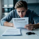 Assurance auto malussé : trouver un assureur et reprendre le volant sans se ruiner Conducteur malussé consultant des documents d assurance auto sur une table